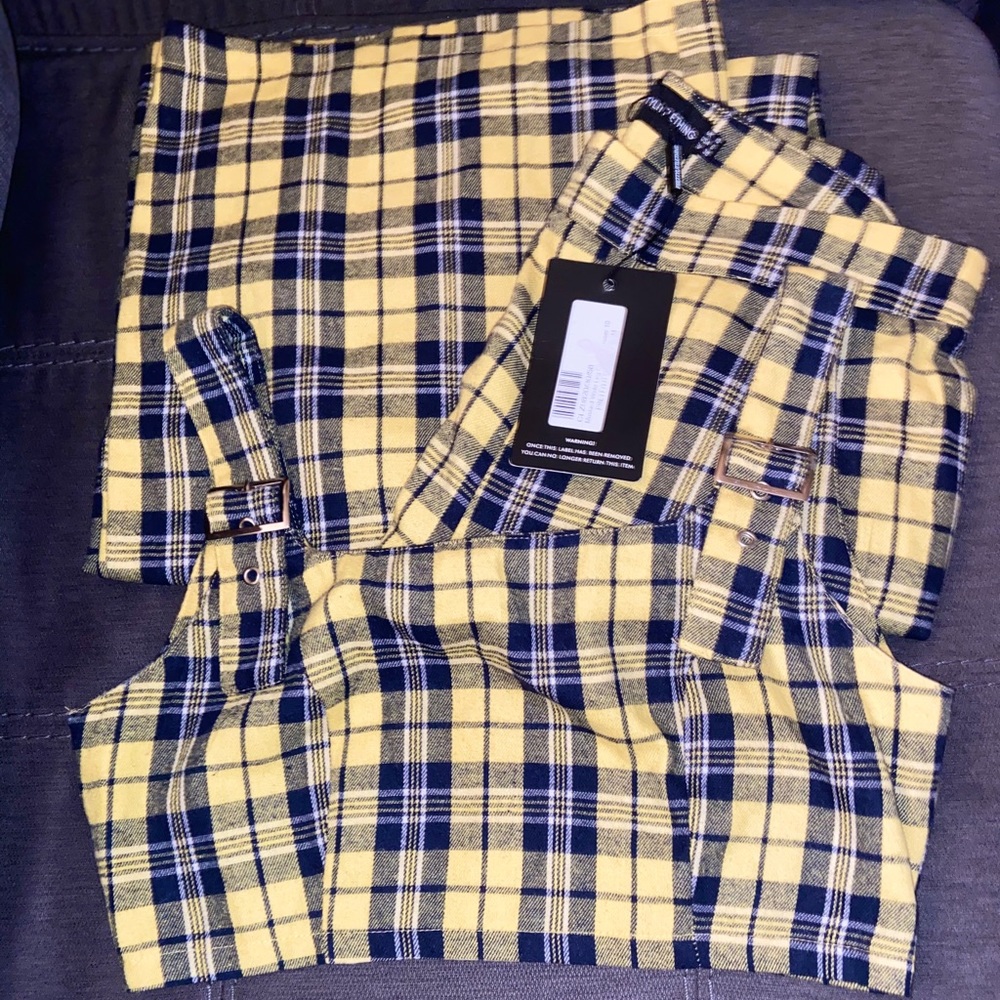 Mustard Crop Top